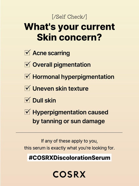 COSRX The Alpha-Arbutin 2 Discoloration Care Serum