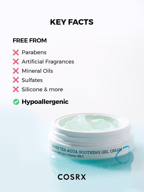 COSRX Hydrium Green Tea Aqua Soothing Gel Cream